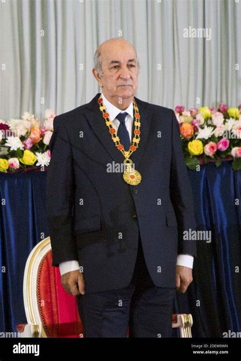 President Abdelmadjid Tebboune Hi Res Stock Photography And Images Alamy