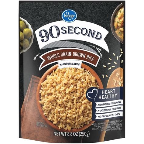 Kroger 90 Second Whole Grain Brown Rice 8 8 Oz From Kroger Instacart