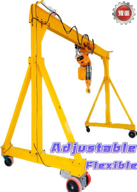 Customized Adjustable Height Indoor Small Gantry Crane 500kg 1000kg