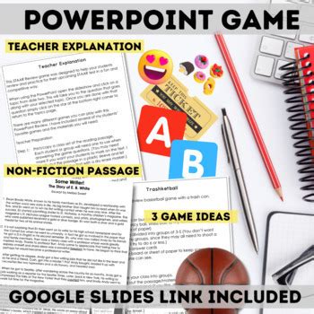 STAAR Informational Text PowerPoint Game Grades 3 5 TpT