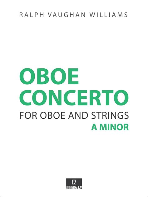 Amazon Vaughan Williams Concerto For Oboe And Strings Score