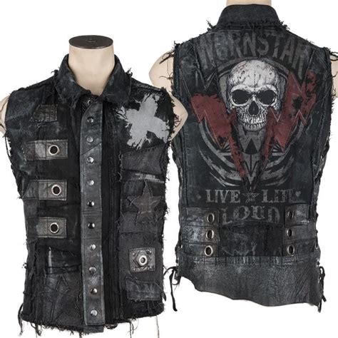 Wornstar Custom Handmade Vest Salvaged Wscv 562 Thunder In 2023