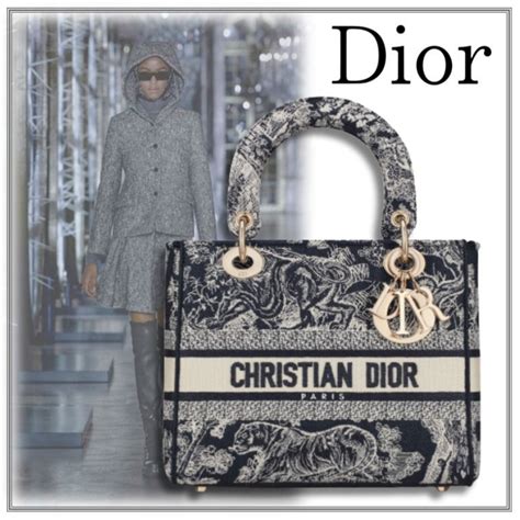 Christian Dior M Bolso Dior Medium Lady D Lite En Bordado De