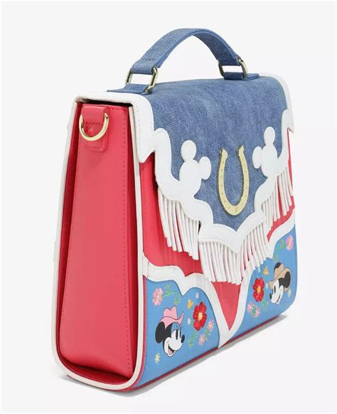 DISNEY SAC À BANDOULIÈRE DE MICKEY MINNIE WESTERN LOUNGEFLY