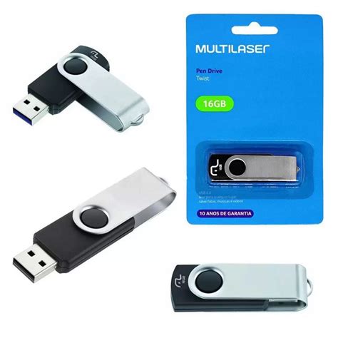 Kit Pen Drive Gb Multilaser Twist Pd Original Atacado Shopee