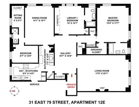 31 East 79th Street 12E New York NY 10075 Sales Floorplans