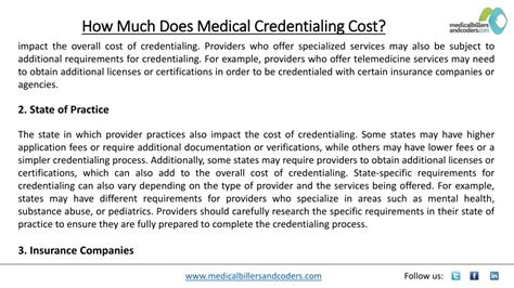 Ppt How Much Does Medical Credentialing Cost Powerpoint Presentation Id 12174635