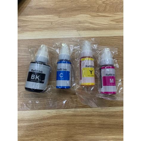 Bộ mực 4 màu 790 Refill ink Đen Xanh Đỏ Vàng dùng cho máy in phun