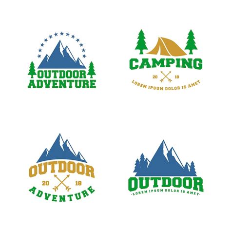 Premium Vector Outdoor Logo Design Template