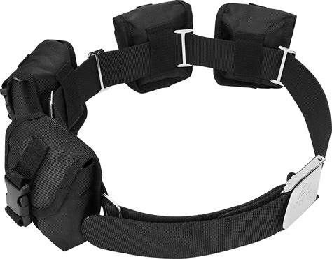 Mophoexii Scuba Weight Belt With Detachable Pockets Quickrelease