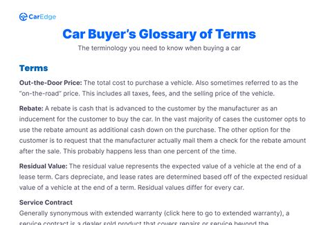 Car Buying Cheat Sheet Caredge