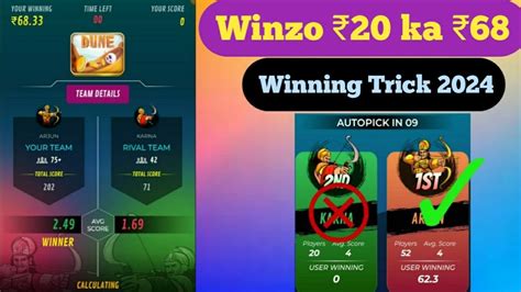 Winzo World War Winning Card Select Trick Today Continue Win