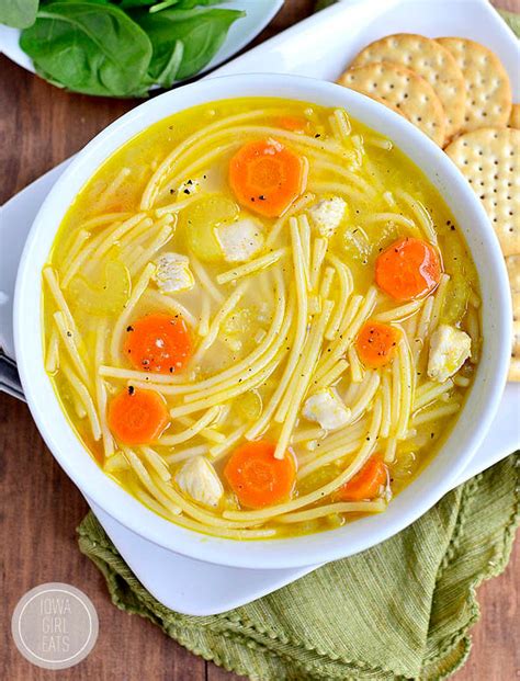 Gluten Free Homemade Chicken Noodle Soup Iowa Girl Eats