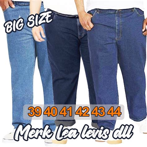 Jual Jeans Standar Panjang Levis Ukuran Jumbo Jeans Lea Pria