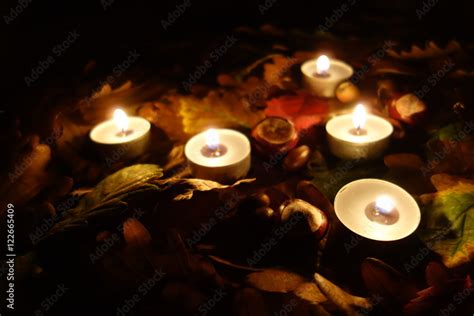 All Saints Day at cemetery Stock Photo | Adobe Stock