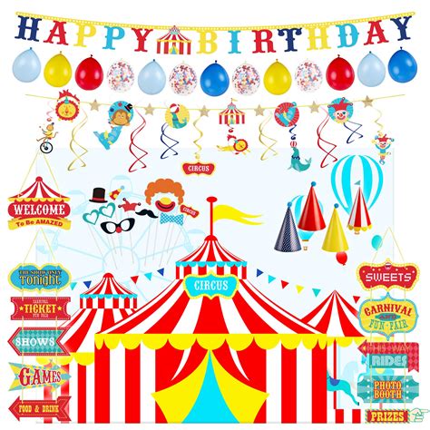 Circus Party Backdrop