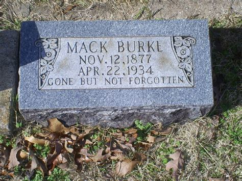 Paul Maxilian Mack Burke Bourg Find A Grave Memorial