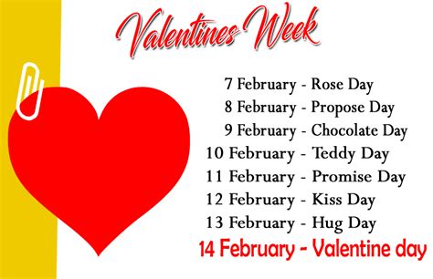 Valentine Week List 2022, Schedule, Dates Sheet Chart, Image Wallpaper