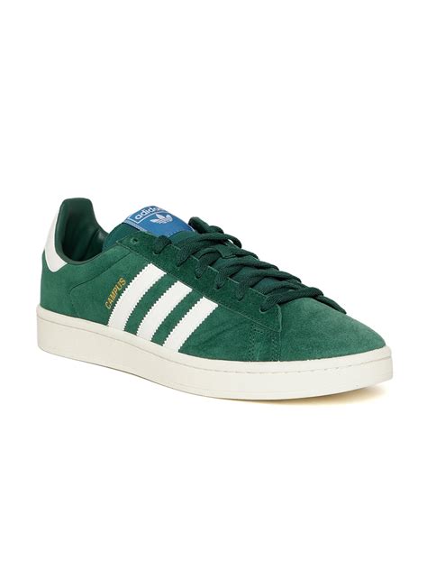 Buy Adidas Originals Men Green Campus Suede Sneakers - Casual Shoes for ...