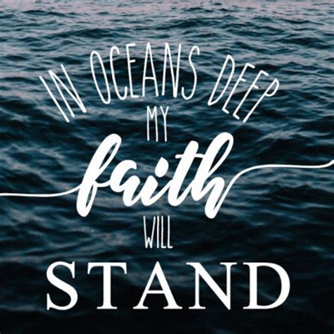 In Oceans Deep My Faith Will Stand Svg Christian Apparel Svg Etsy