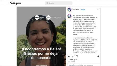 Apareci Bel N Maida La Estudiante De La Una Que Era Buscada Desde