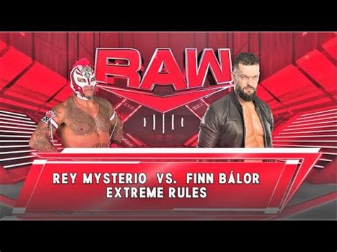 Rey Mysterio Vs Finn Balor Full Match I Monday Night Raw April