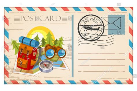 Printable Vintage Travel Postcards