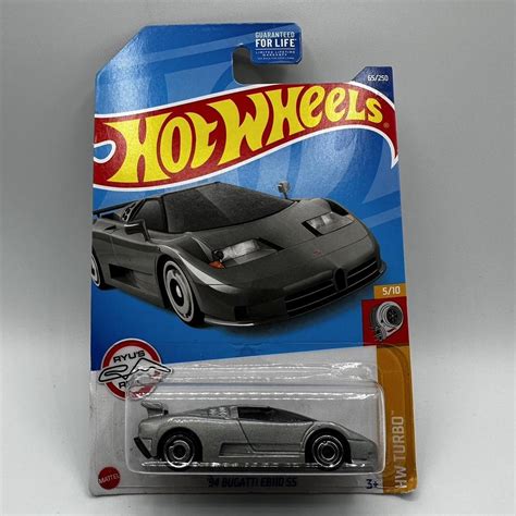 Hot Wheels 94 Bugatti EB110 SS Card Wear Depop