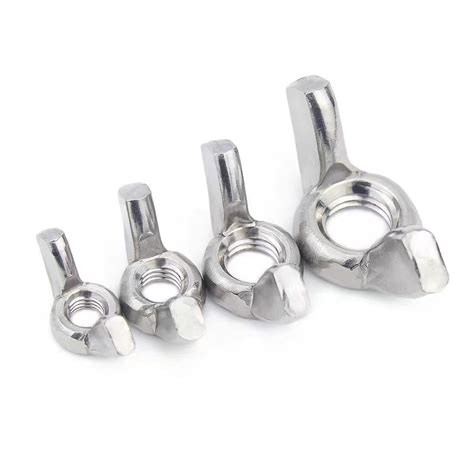 Stainless Steel SS304 SS316 All Size Wing Nut China Wing Nut And Tie