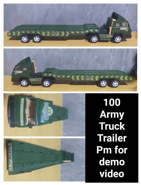 Army Truck Trailer, Hobbies & Toys, Toys & Games on Carousell