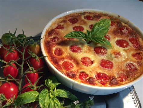 Clafoutis Aux Tomates Cerises