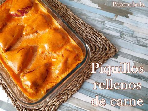 Piquillos rellenos de carne Recetas Fáciles Reunidas