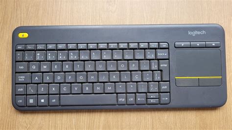 Teclado Sem Fio Logitech K Plus Tv Touchpad Integrado Conex O