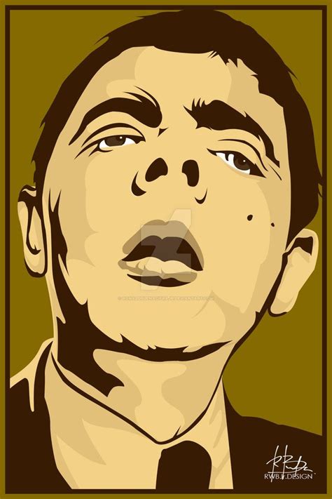 Rowan Atkinson Mr Bean Pop Art Historical Figures Art