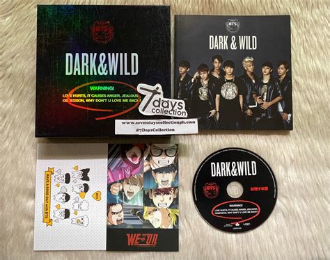 Onhand Bts Dark And Wild Album Unsealed Hobbies Toys