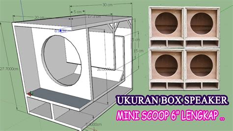 Skema Box Speaker Miniscoop Inch Youtube