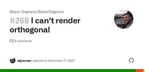 I Can T Render Orthogonal About Blazor Diagrams Blazor Diagrams Coder