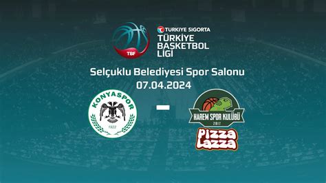 Konyaspor Pizza Lazza Harem Spor Türkiye Sigorta TBL 32 Hafta YouTube