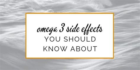 Omega-3 side effects. The problem with fish oil.