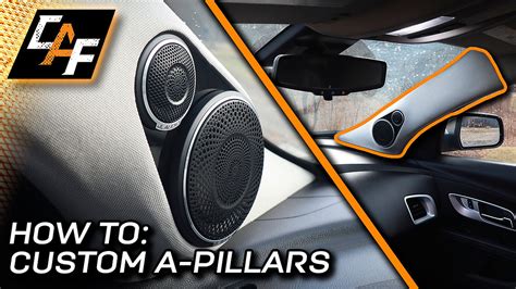 High End Speakers In Custom A Pillars How To Build