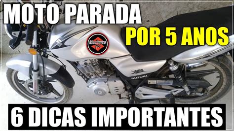 Suzuki Yes Dicas Top Para Ligar Moto Parada Depois De Muito Tempo