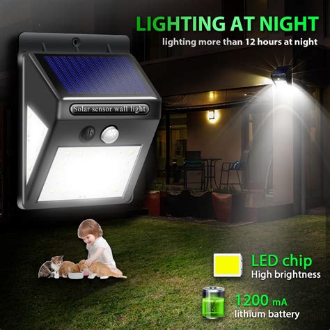 Chizao Led Otdoor Solar Wall Lamp Pir Motion Se Grandado