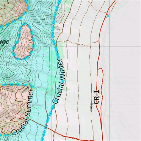 Ut Box Elder Pilot Mtn Nevada 682 Elk Conc Map By Utah Huntdata Llc