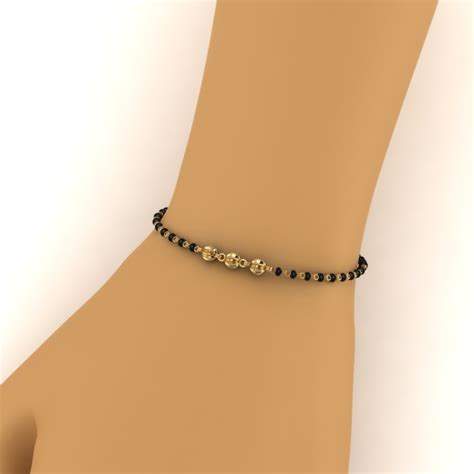 Classic Gold Bracelet Mangalsutra In 18k Yellow Gold Mangalsutra