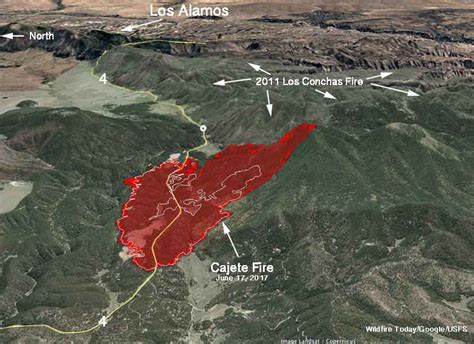 Cajete Fire West Of Los Alamos Doubles In Size Wildfire Today