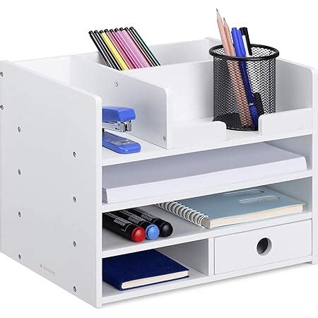 Navaris Desk Organizer Porta Oggetti Scrivania Ufficio