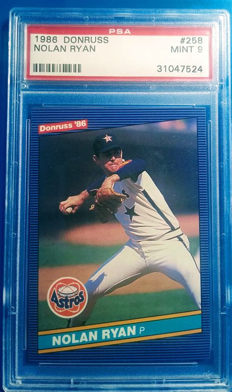 1986 Donruss Nolan Ryan Houston Astros PSA 9 Mint - Etsy