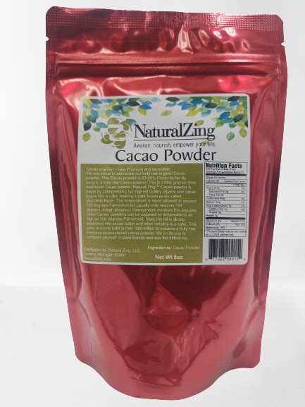 Cacao Powder 8 Oz - watershedwellness