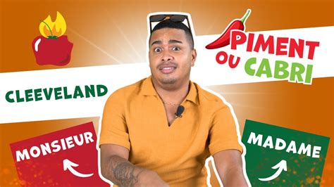 Cleeveland Monsieur Ou Madame Interview Piment Ou Cabri YouTube