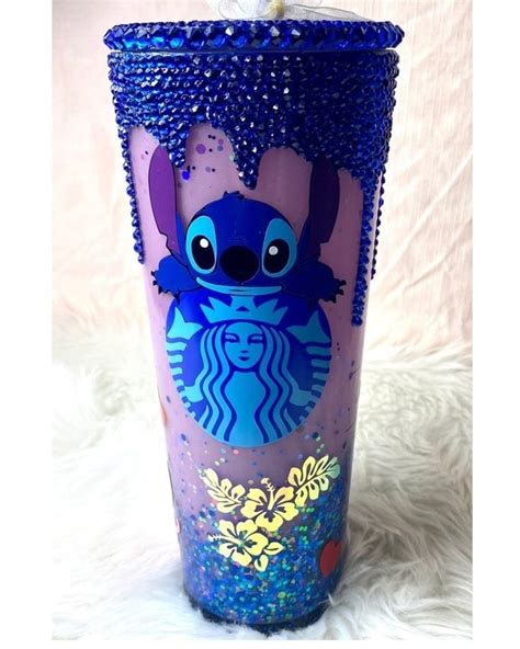 Angel And Stitch Snow Globe Tumbler Angel Stitch Artofit